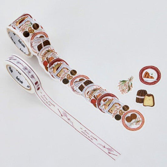 bande Washi Tape Roll Sticker Baked Confectionery Shop Wild Berries - Note and Nib