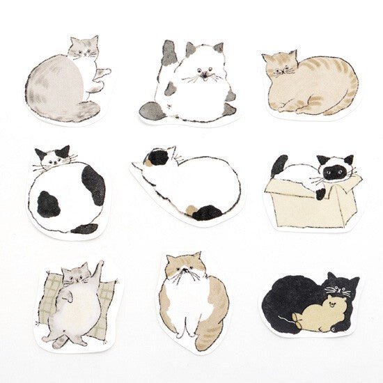 bande Washi Tape Roll Sticker Loose Cats - Note and Nib