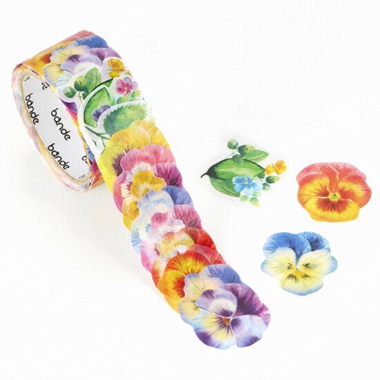 bande Washi Tape Roll Sticker Pansy - Note and Nib