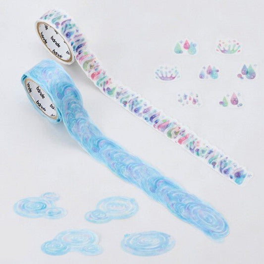 bande Washi Tape Roll Sticker Rainy Day Rainbow - Note and Nib