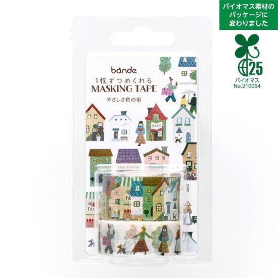 bande Washi Tape Roll Sticker Yasashisa Colour City - Note and Nib