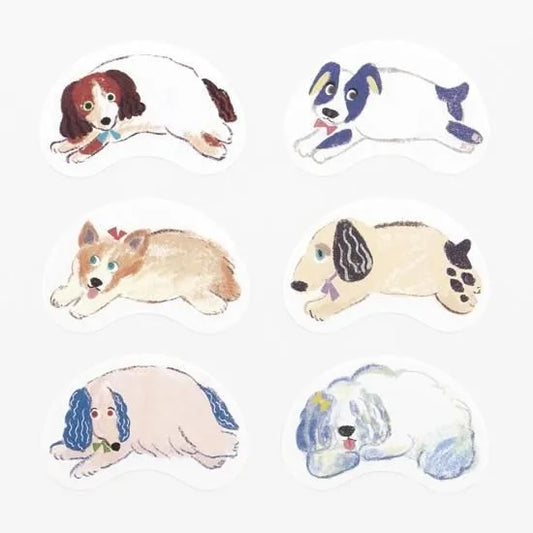 bande Washi Tape Writable Roll Sticker Running Dog