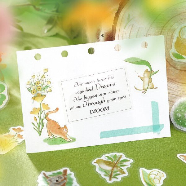 BGM Planner Stickers - Forest of Warmth Collection - Note and Nib