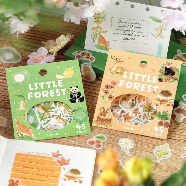 BGM Planner Stickers - Forest of Warmth Collection - Note and Nib