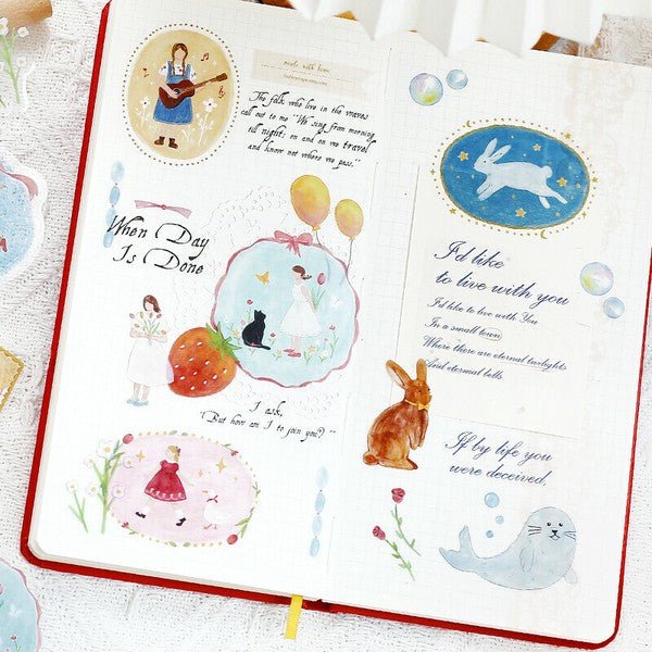 BGM Planner Stickers - Maiden Brooch Collection - Note and Nib