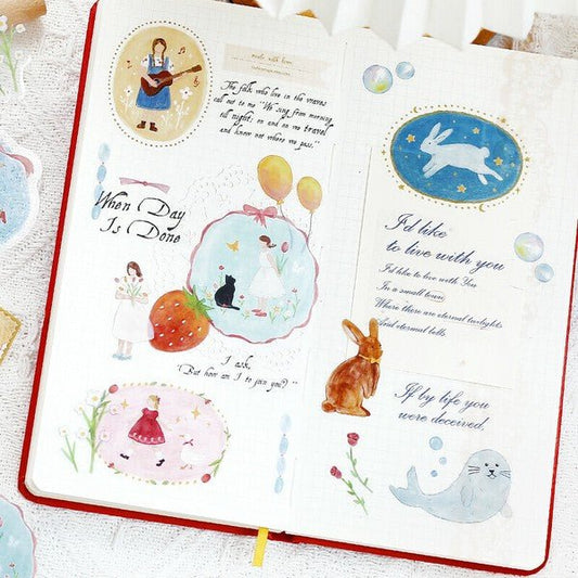 BGM Planner Stickers - Maiden Brooch Collection - Note and Nib