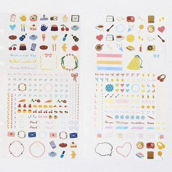 BGM Planner Stickers Sheet sticker 6 - types - Note and Nib
