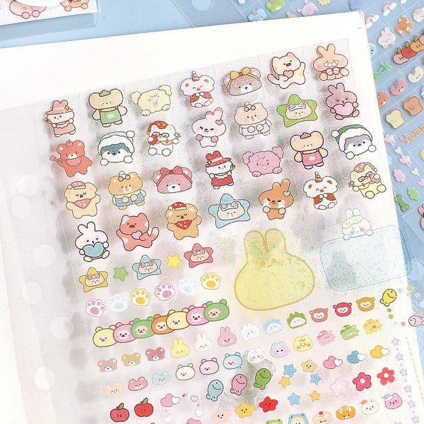 BGM Planner Stickers Sheet sticker 6 - types - Note and Nib