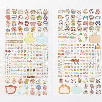 BGM Planner Stickers Sheet sticker 6 - types - Note and Nib