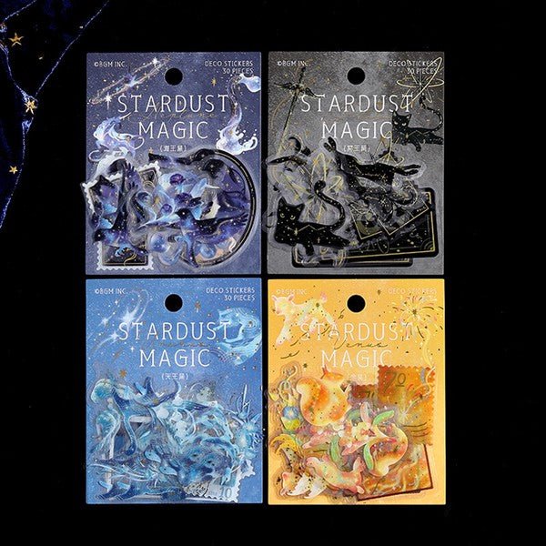 BGM Planner Stickers - Stardust Magic Collection - Note and Nib