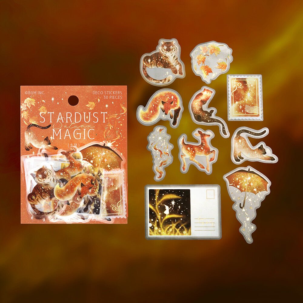 BGM Planner Stickers - Stardust Magic Collection - Note and Nib