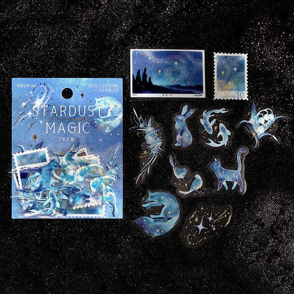 BGM Planner Stickers - Stardust Magic Collection - Note and Nib
