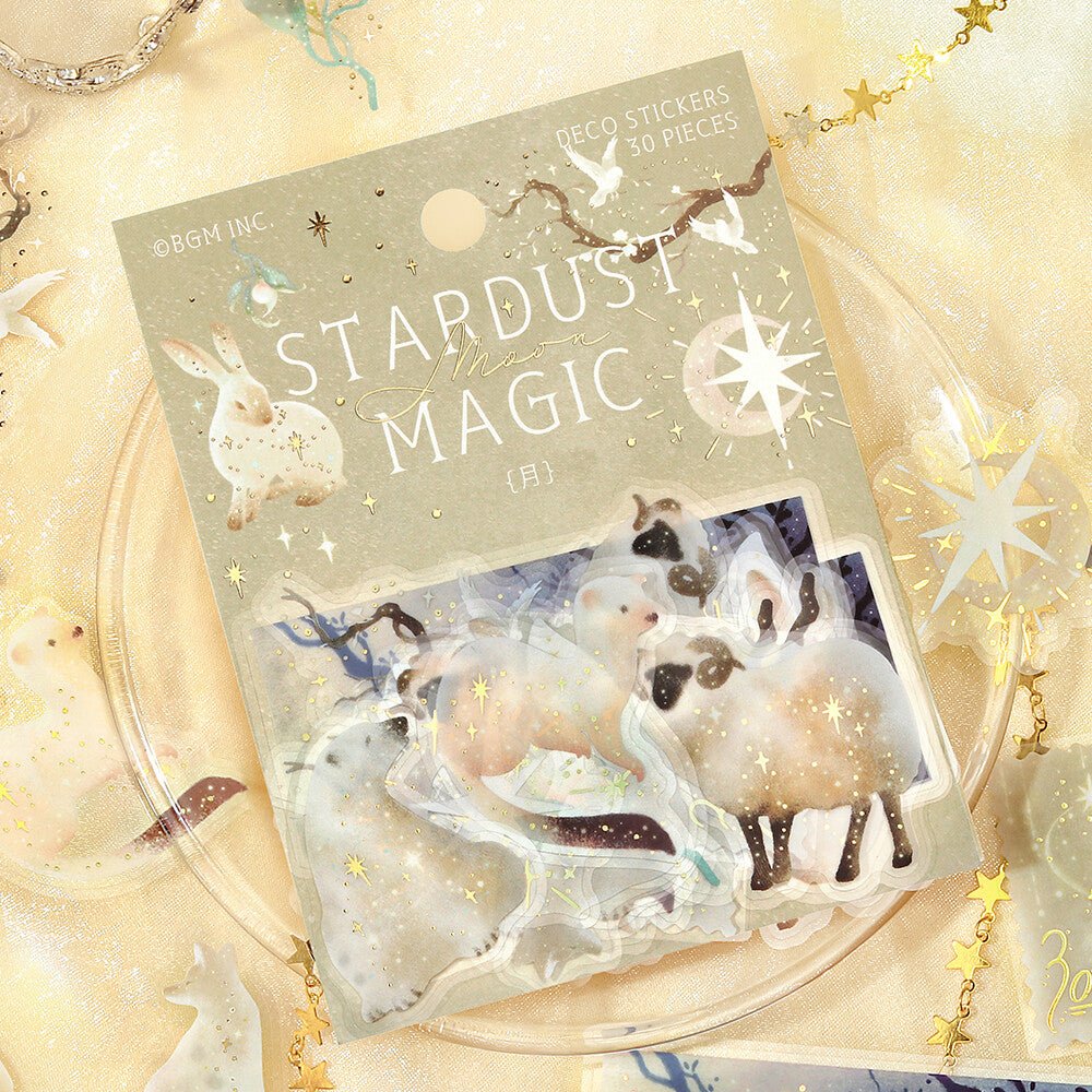 BGM Planner Stickers - Stardust Magic Collection - Note and Nib