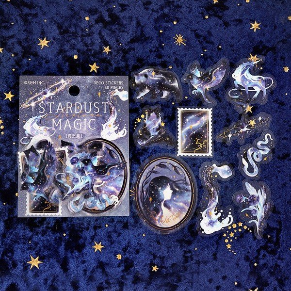 BGM Planner Stickers - Stardust Magic Collection - Note and Nib