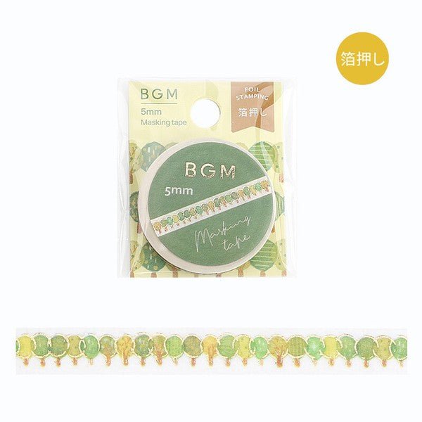 BGM Washi Tape 5mm - Note and Nib