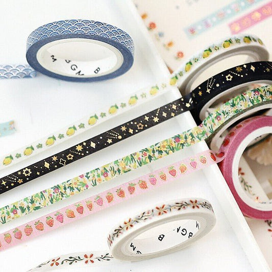 BGM Washi Tape 5mm - Note and Nib