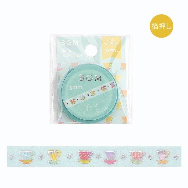 BGM Washi Tape 5mm - Note and Nib