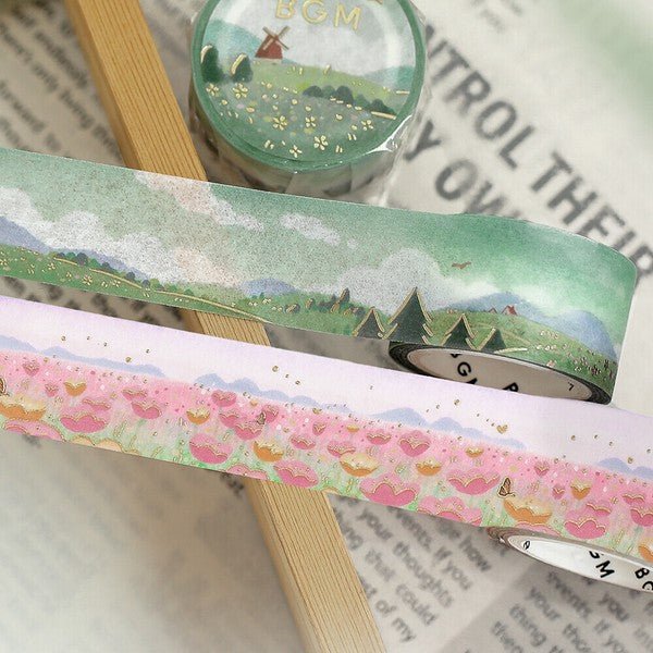 BGM Washi Tape - Dreamscape Collection - Note and Nib