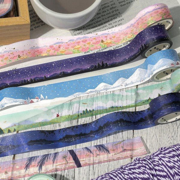 BGM Washi Tape - Dreamscape Collection - Note and Nib