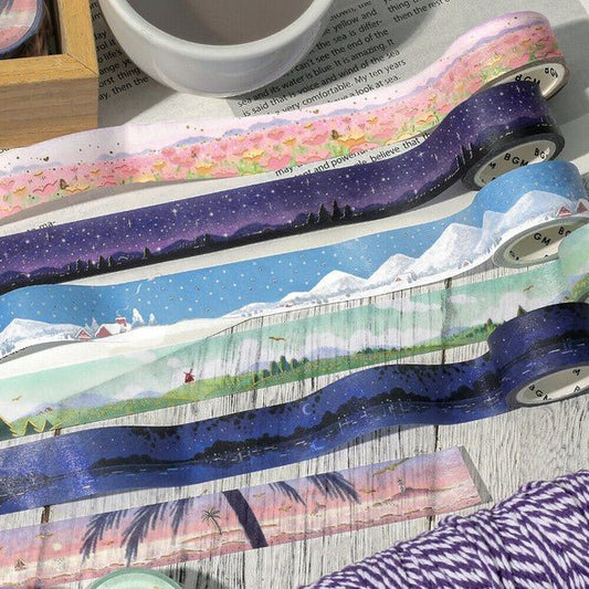 BGM Washi Tape - Dreamscape Collection - Note and Nib