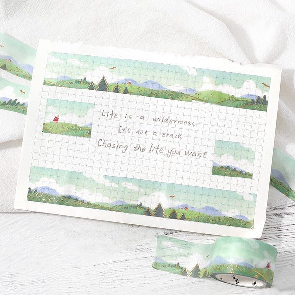 BGM Washi Tape - Dreamscape Collection - Note and Nib