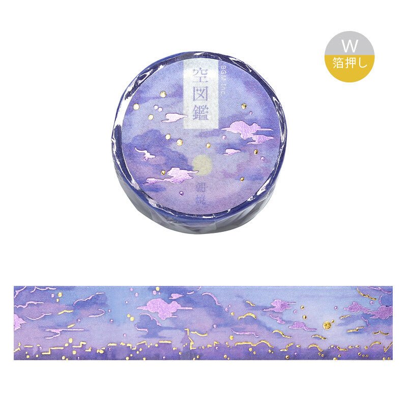 BGM Washi Tape - The Sky of One Day Collection - Note and Nib