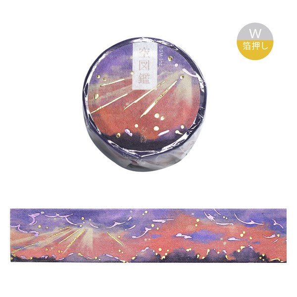 BGM Washi Tape - The Sky of One Day Collection - Note and Nib