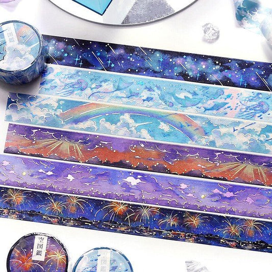 BGM Washi Tape - The Sky of One Day Collection - Note and Nib