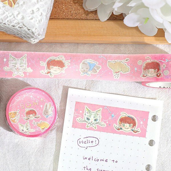BGM Washi Tape - Wonderful Journey Collection - Note and Nib