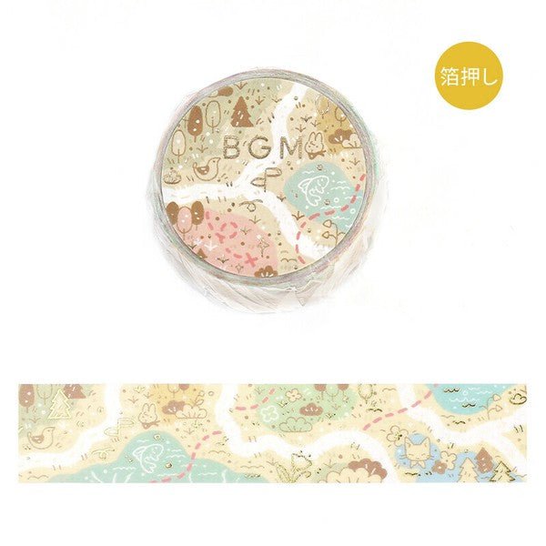 BGM Washi Tape - Wonderful Journey Collection - Note and Nib