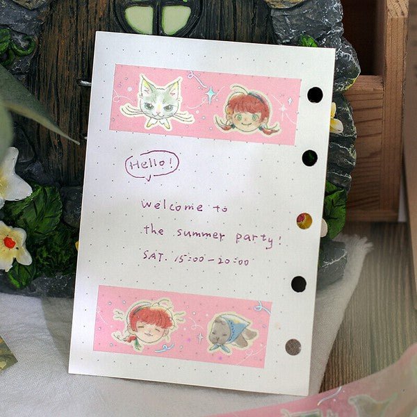 BGM Washi Tape - Wonderful Journey Collection - Note and Nib