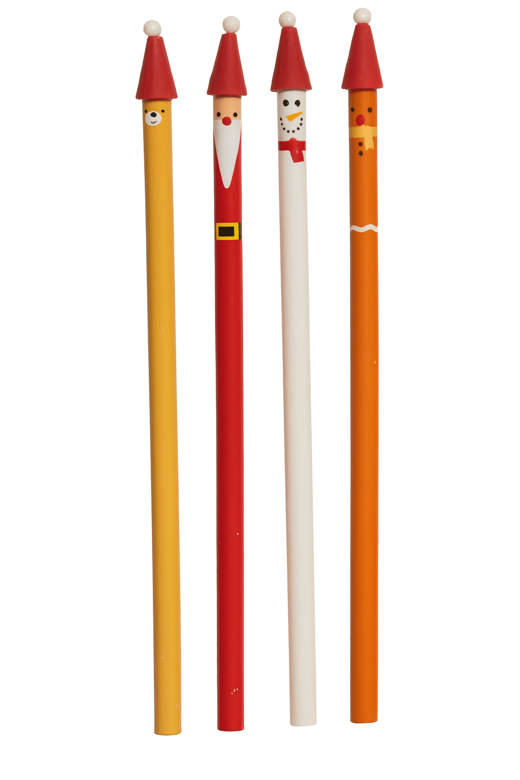 Christmas Characters Pencils (4 Pencils in one pack) - Note and Nib