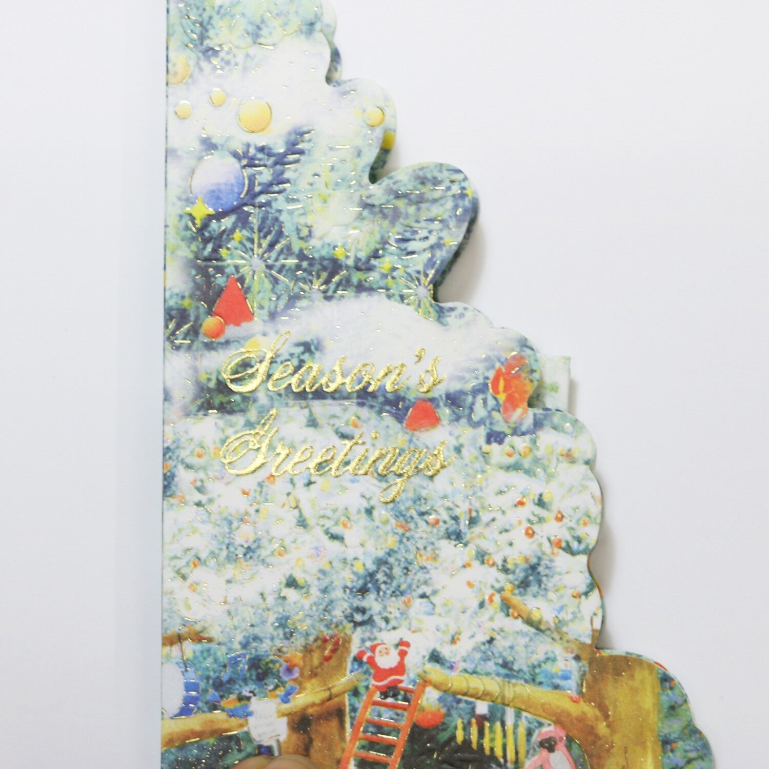 Christmas Greeting Card Forest Music Band - Note and Nib