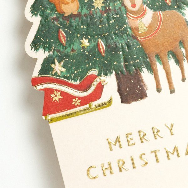 Christmas Greeting Card Mini Forest - Note and Nib