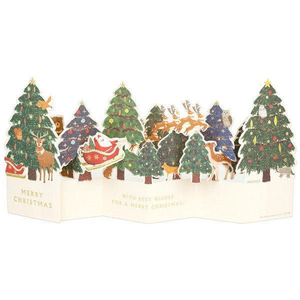 Christmas Greeting Card Mini Forest - Note and Nib