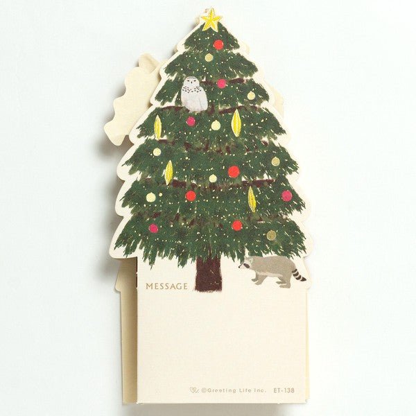 Christmas Greeting Card Mini Forest - Note and Nib