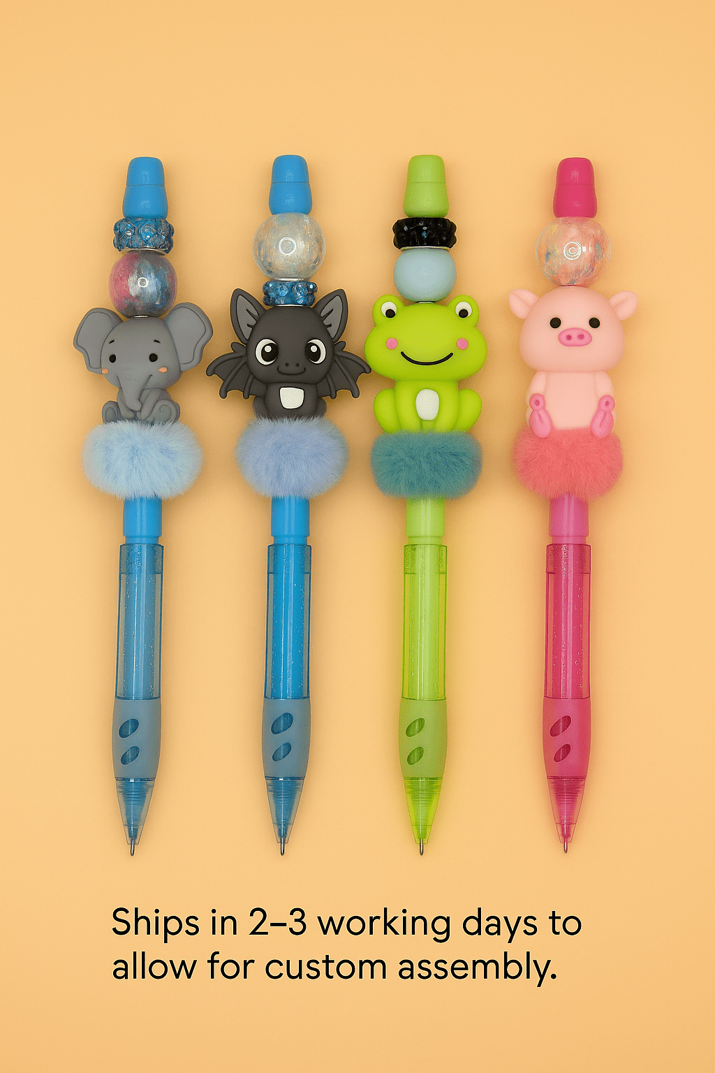 Custom Animal Topper Pens - Note and Nib