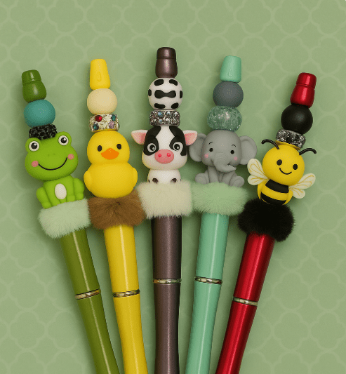 Custom Animal Topper Pens - Note and Nib
