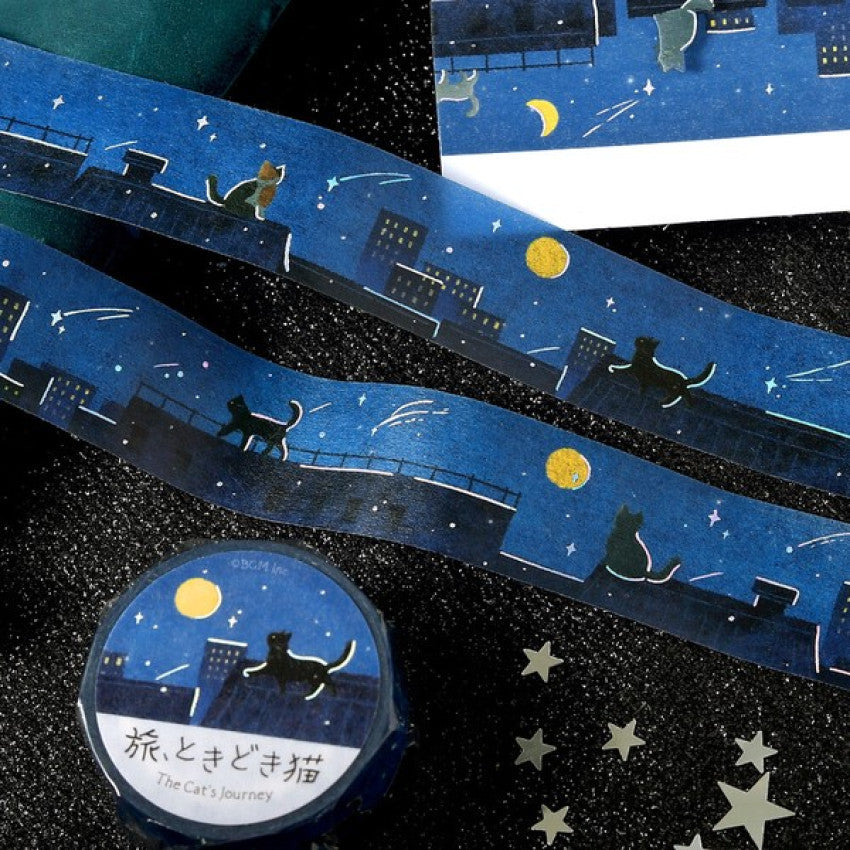 BGM Washi Tape - The Cat's Journey