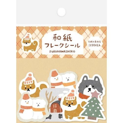 Furukawa Shiko Washi flake sticker collection - Note and Nib
