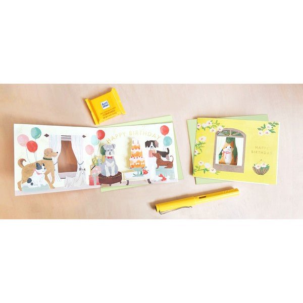 Greeting Card Cat - Note and Nib