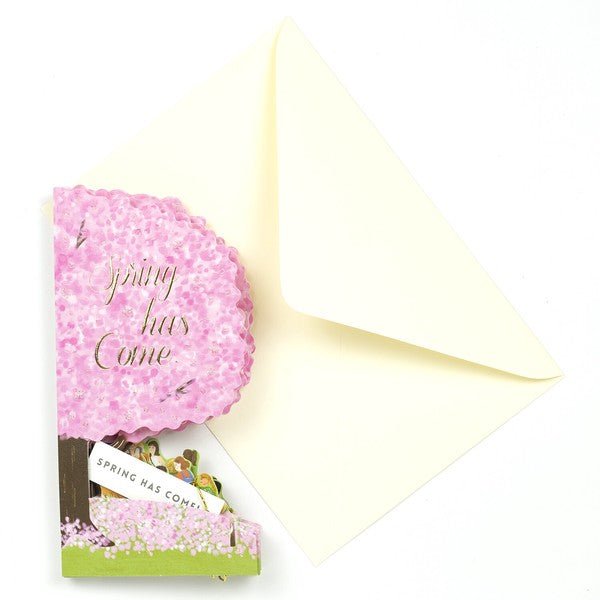 Greeting Card Cherry Blossom - Note and Nib