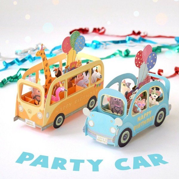 Greeting Card Party Animal - Note and Nib