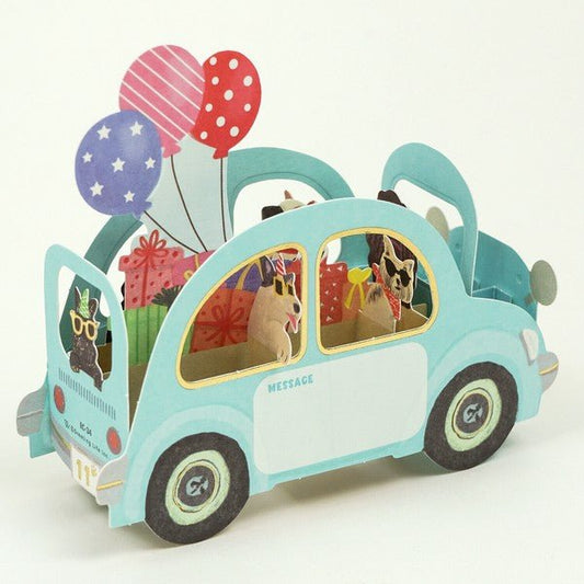 Greeting Card Party Dog - Note and Nib