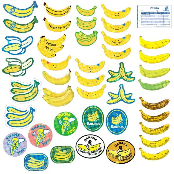 Haco Stickers Banana - Note and Nib
