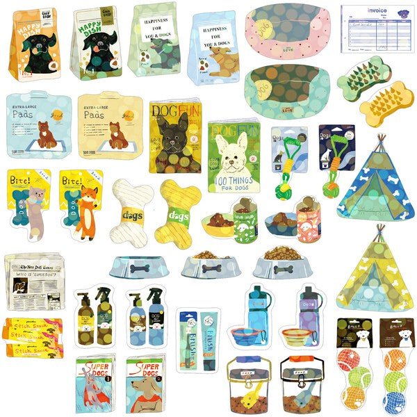 Haco Stickers Dog Supplies Dog - Note and Nib