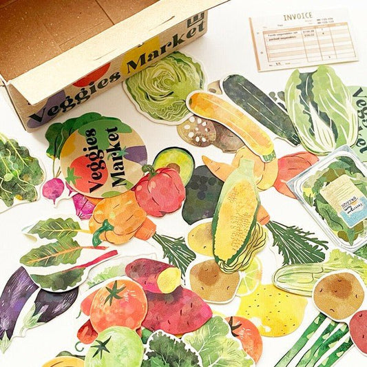 Haco Stickers Vegetable - Note and Nib