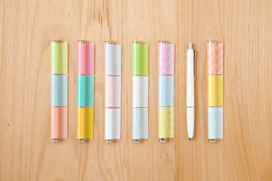 KANMIDO - Fusen Pentone Sticky Notes - Note and Nib