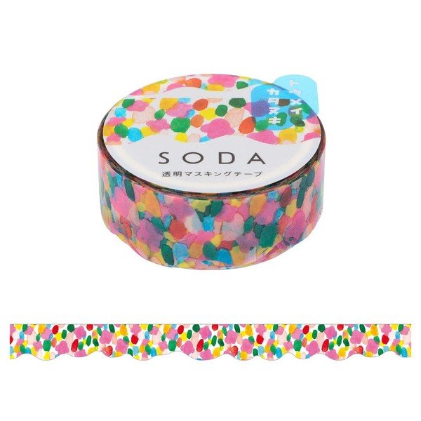 KINGJIM SODA Washi Tape 15mm Syrup - Note and Nib