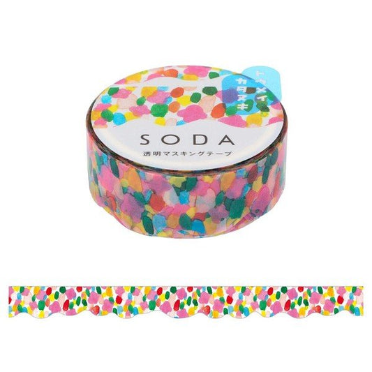 KINGJIM SODA Washi Tape 15mm Syrup - Note and Nib